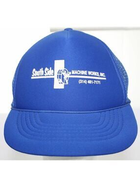 Vintage South Side Machine Works, Inc. St. Louis Trucker Hat Crown Snapback Cap